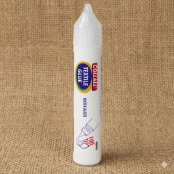 Textile glue lijmpen met fijne punt - wit 25 ml